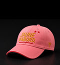 Casquette rose Jaune d'abord, style vacances, confort premium.
