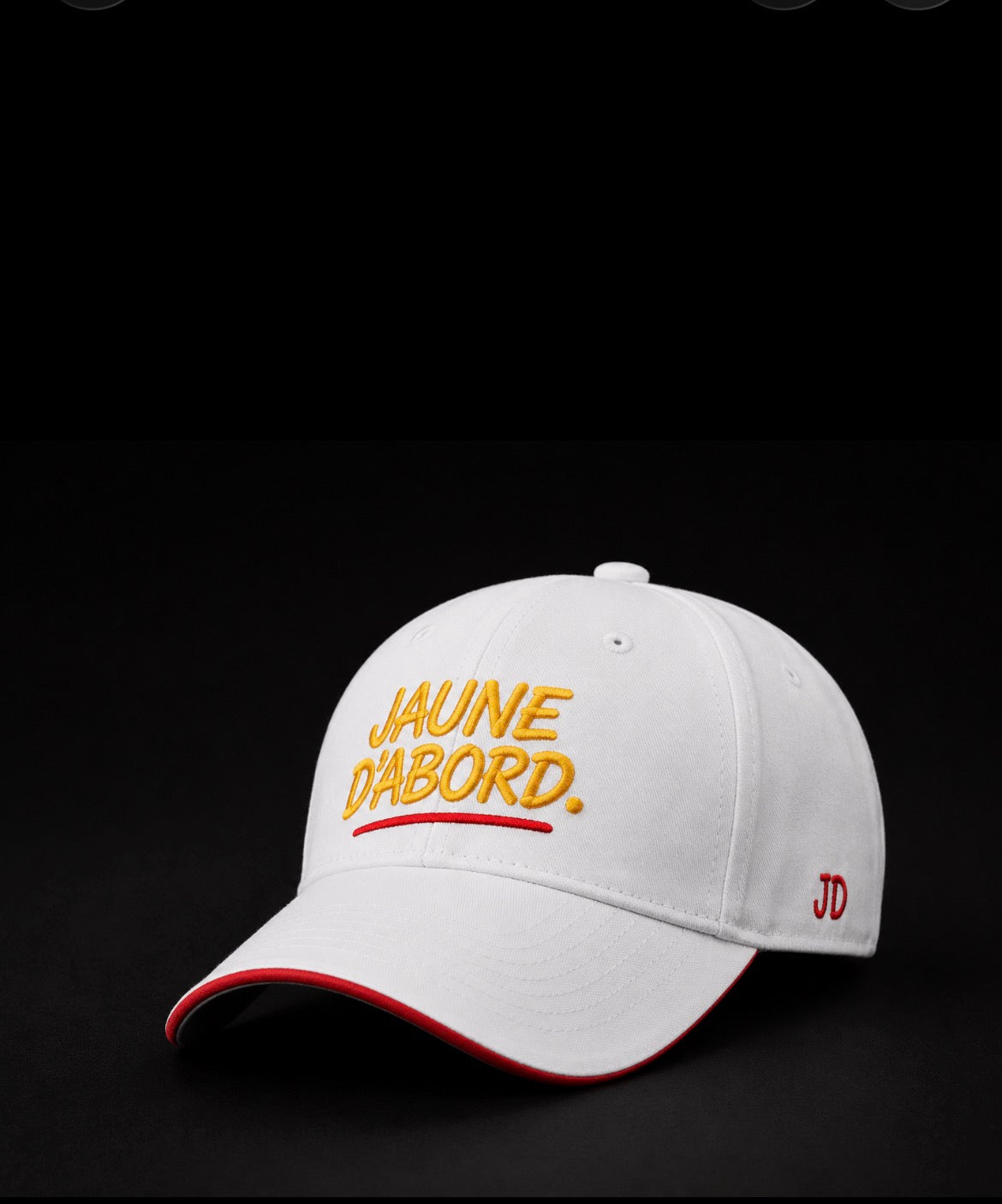 Casquette:Jaune d’abord